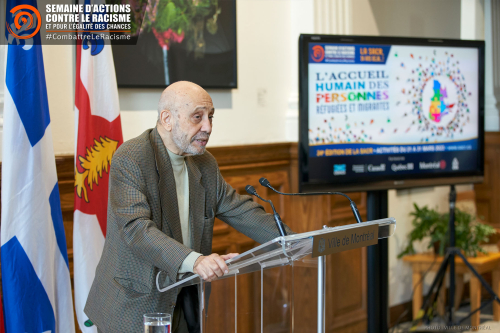 Frantz Voltaire, président de la SACR, et son discours lors du lancement de la SACR 2023.