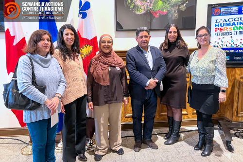 Groupe de femmes invitées à l'activité.